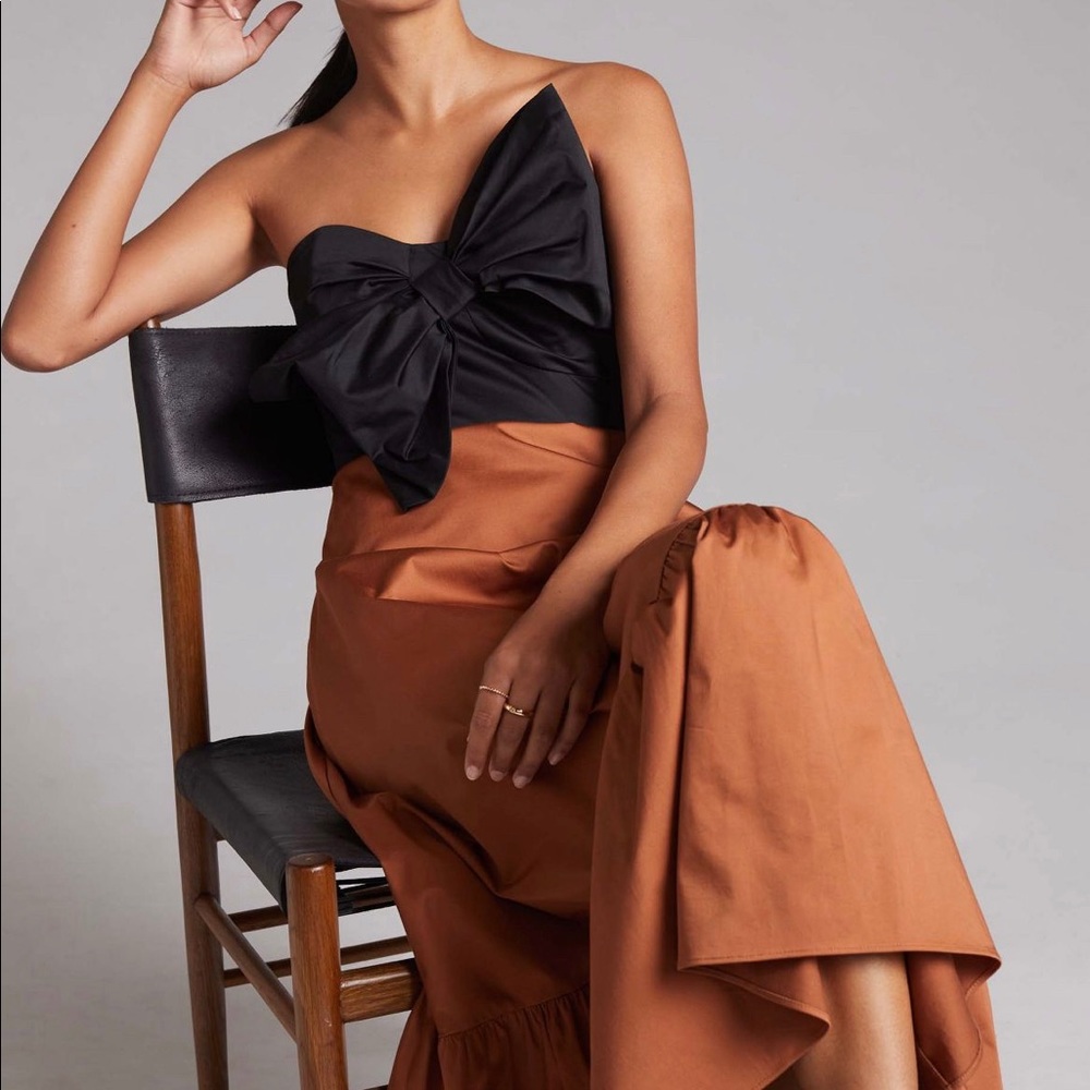 Anthropologie Bow Tie Maxi